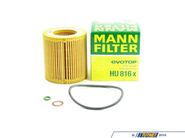 Mann OEM Mahle/Mann Oil Filter - Most 2006+ 6 cylinder, N52/N54/N55 11427566327