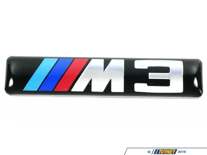 BMW M3 emblem badge sticker rear E46
