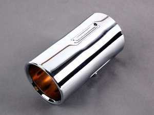 BMW Genuine Exhaust Tailpipe Tip Cover Trim Chrome E46 82129410926