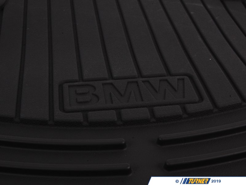 82550151191 Genuine BMW All Weather Rubber Floor Mat Set Black