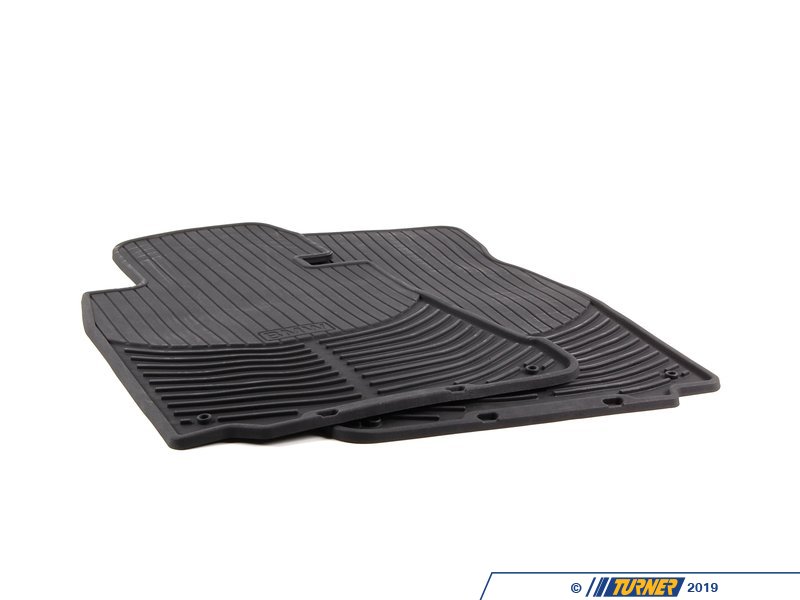 82550151196 Genuine BMW Front All Weather Rubber Floor Mat Set