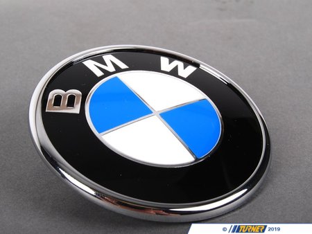51137019946 - Genuine BMW Trunk Emblem & Grommet Kit - E46 convertible