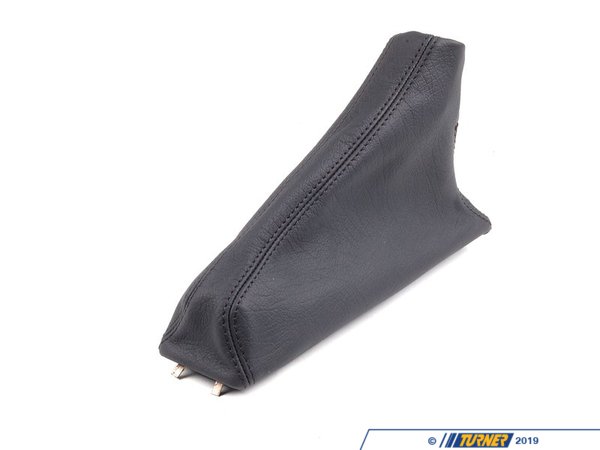 Autoguru Real Leather Handle E Brake Boot Cover Made for 1984-1991 BMW E30 Red Stitch