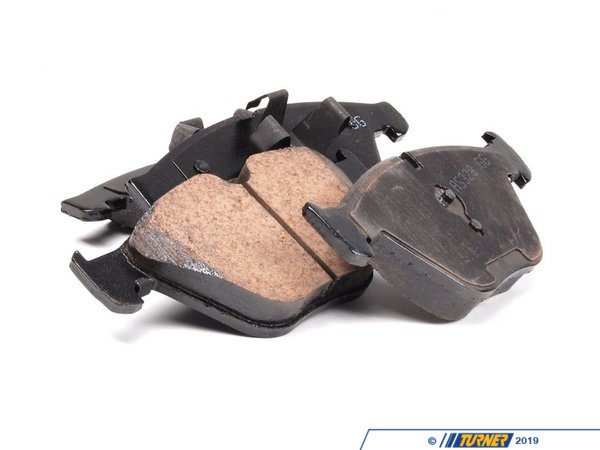 eur918a - Akebono Front Euro Ceramic Brake Pad Set -- E9X 328i/xi E84 X1 | Turner Motorsport