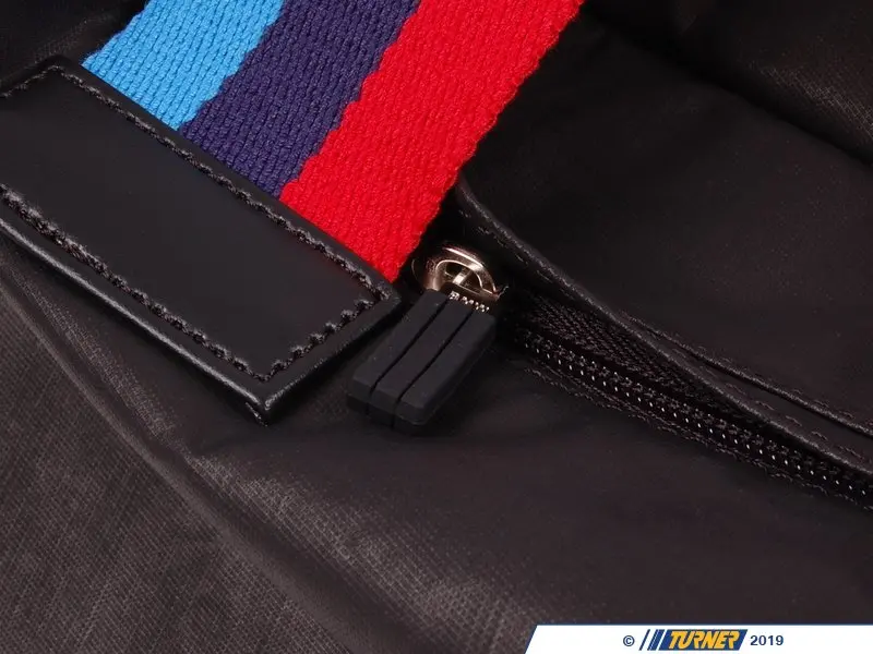 BMW/MINI Cooper Patent Black Duffle Gym Travel Overnight Bag Red Interior