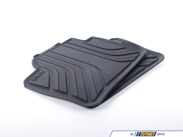 Genuine Bmw Basic Line Rear Rubber Floor Mat Set F36 F31 F30