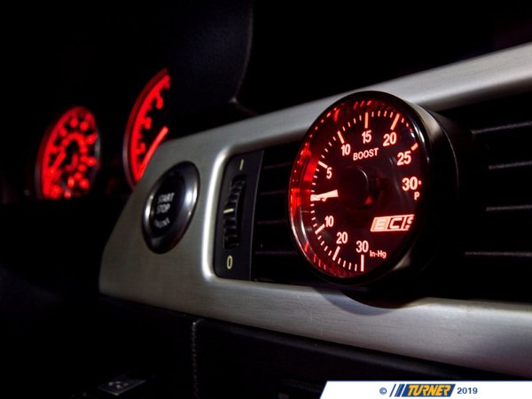 02165ecs E9x 335 Analog Vent Boost Gauge Turner Motorsport