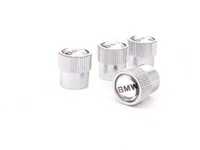 Valve Stem Caps - BMW Text Logo (Set of 4)