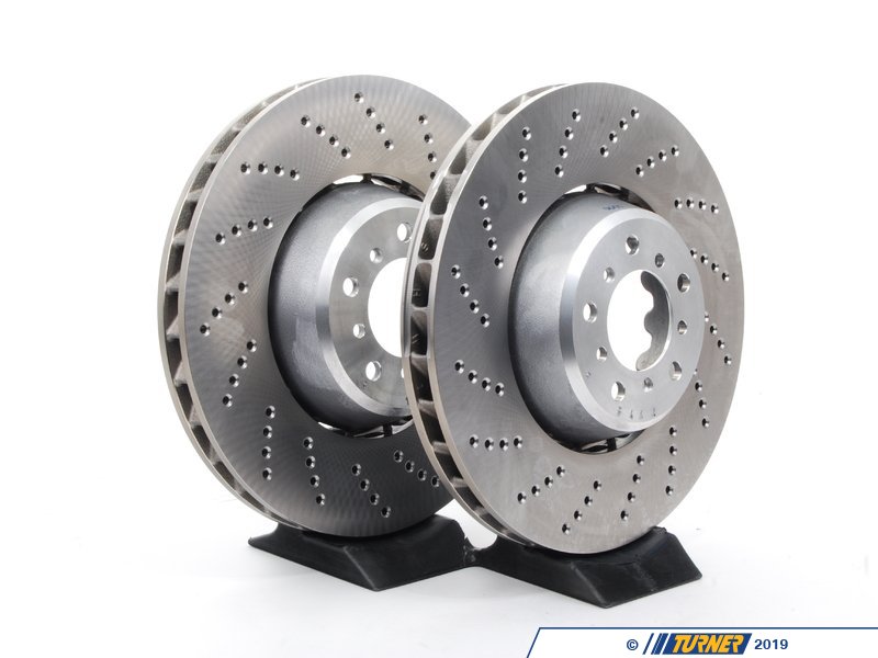 34112282805/6 Genuine BMW Front Brake Rotors Pair (374x36) E60 M5 E63/64 M6 Turner