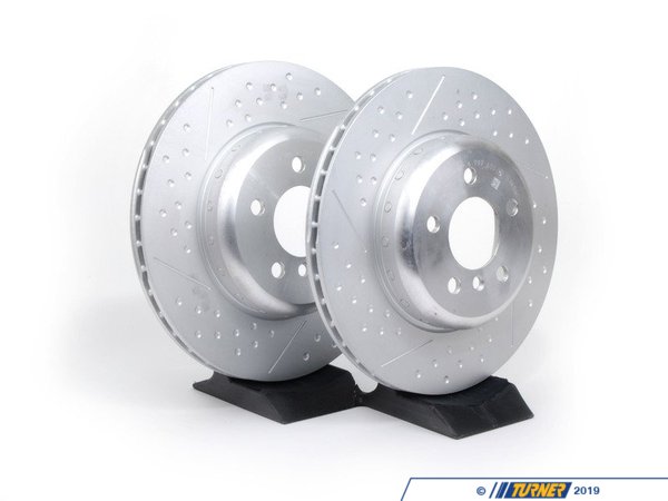 kt Rear M Performance Brake Rotors 345x24 Pair F30 F32 F33 F34 F36 Turner Motorsport