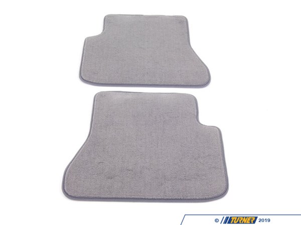 Genuine BMW E46 Rear Rubber Floor Mats – Beige, OEM Part 82550138288 For 323Ci, 330Ci, M3 - View #5