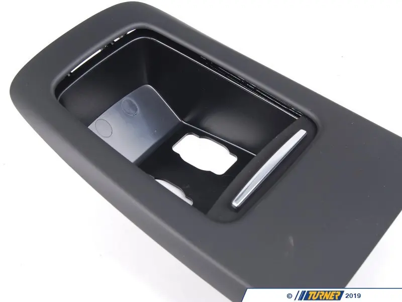 51166963913 Genuine BMW Rear Console Storage Tray With Cover Black  E92 E93 328i 328xi 335i 335is 335ix Turner Motorsport