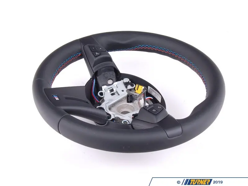 32307836820 - BMW M Sports Leather Steering Wheel - Black - E85/86 Z4 | Turner Motorsport