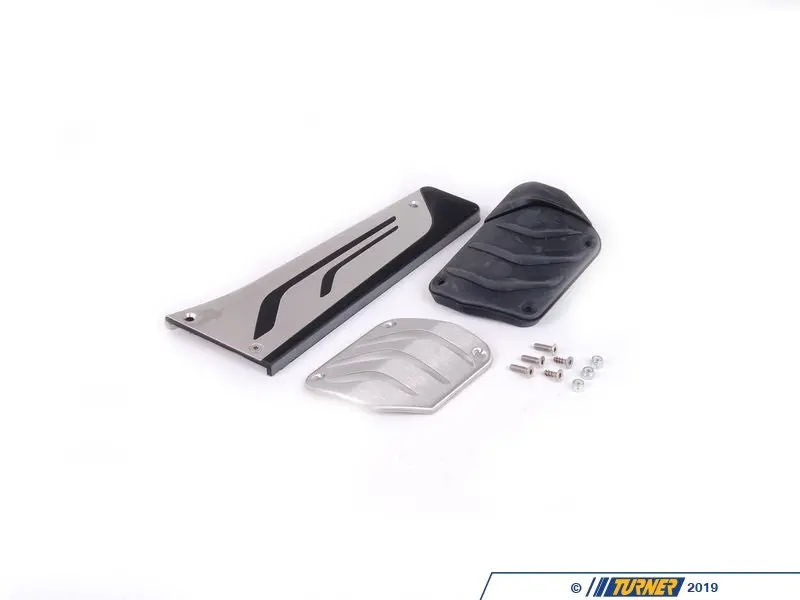 BMW Genuine M Performance Stainless Steel Pedals Covers Set 35002232278 