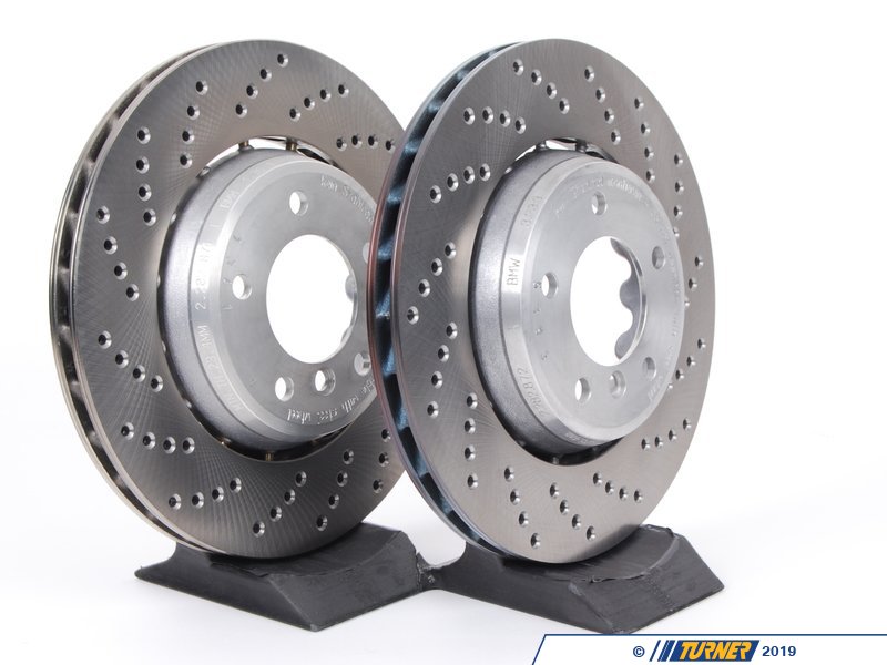 341122828712KT Genuine BMW Front BMW Performance Brake Rotors Set