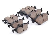 Akebono Front And Rear Euro Ceramic Brake Pad Kit -- E39 525i 528i