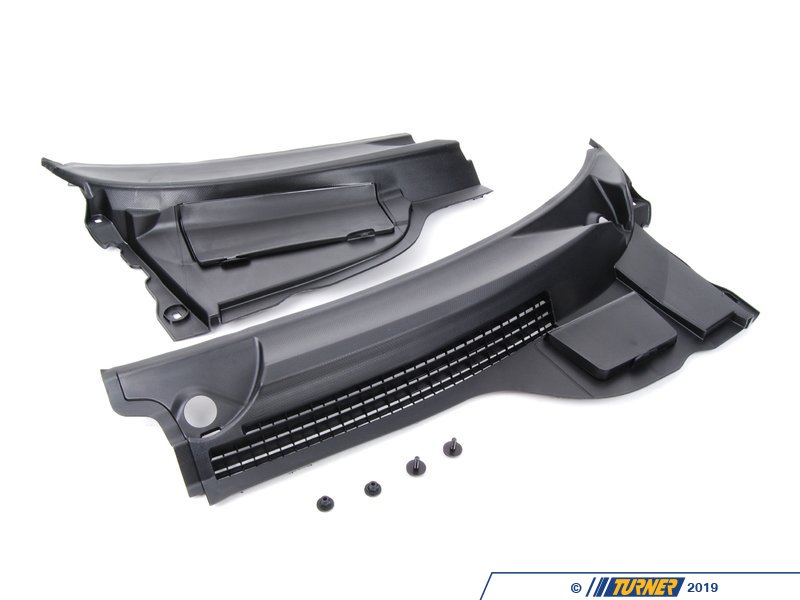 51132751210KT Windshield Cowl Cover Kit R55,R56,R57 Turner Motorsport