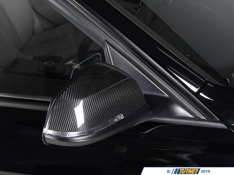 51162211904kt Genuine BMW M Performance Carbon Fiber Mirror Cap Set