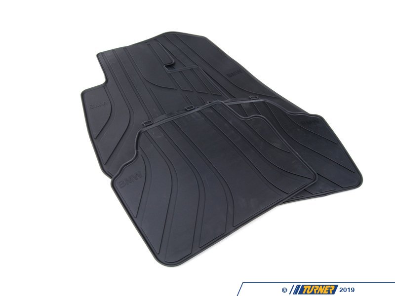 51472311024KT Genuine BMW Front And Rear Rubber Floor Mats
