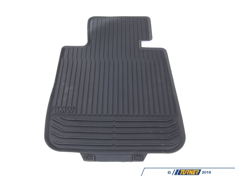 51472239697KT Genuine BMW Front & Rear All Weather Floor Mat Set Anthracite E82 128i 135i