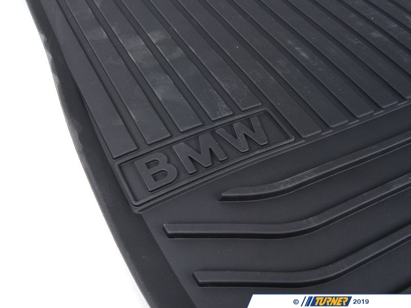 51472239697KT Genuine BMW Front & Rear All Weather Floor Mat Set Anthracite E82 128i 135i