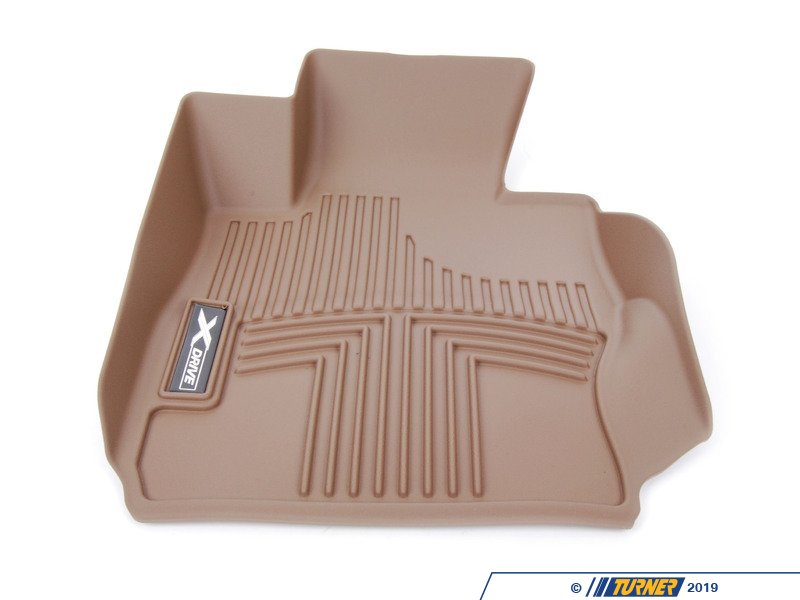 82112317873 Genuine BMW All Weather Rubber Floor Mats Beige
