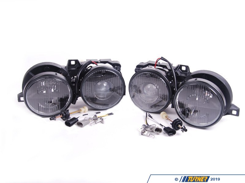 Pair Of Replica Crosshair Headlights For VW Bus T2 / T3 - Tuning Style