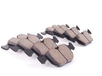 Akebono Front & Rear Euro Ceramic Brake Pad Kit -- E39 E38 E53