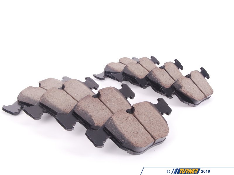 EUR681KT1 Akebono Front & Rear Euro Ceramic Brake Pad Kit E39 E38