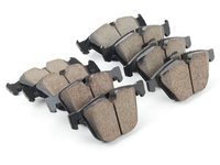 Akebono Front & Rear Euro Ceramic Brake Pad Kit -- E60 E63 E65 E9X