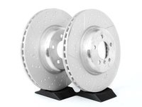 Front M Performance Dimpled Brake Rotors (370x30)(Pair) - F30, F32, F33, F34, F36