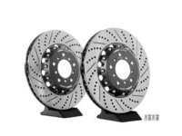 E46 M3 ZCP/CSL, E85 Z4 M ECS 2-Piece Front Brake Rotors - Pair (345x28)