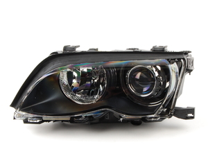 For BMW E46 323Ci 325Ci Set of Left & Right URO Plastic Headlight Lens w/ Gasket