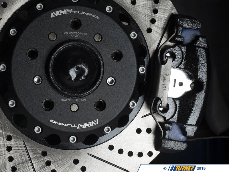 000505ECS02KT E46 M3 ZCP/CSL, E85 Z4 M ECS 2Piece Front Brake Rotors Pair (345x28) Turner