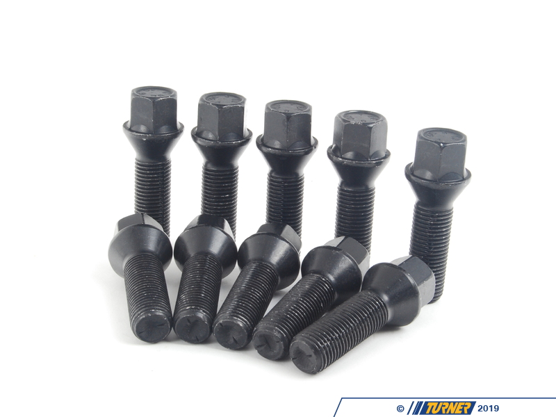 ECS10155KTWBKT1 ECS Wheel Spacer And Bolt Kit 10mm With Black Conical Seat Bolts Turner