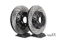 E82 1M, E9X M3 ECS 2-Piece Rear Brake Rotors - Pair (350x24)