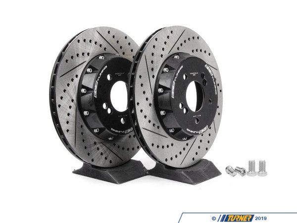 ECS 2-Piece Rear Brake Rotors - Pair (350x24) - E82 1M, E9X M3