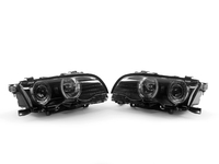 Depo European Blackout Angel Eye Projector Headlight Set - E46 Coupe/Convertible (09/2001+)