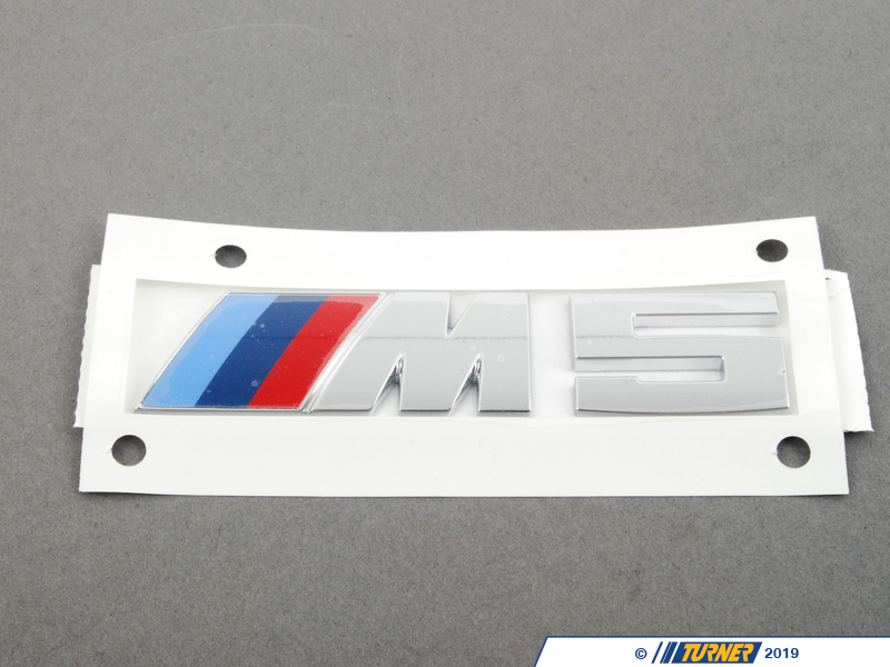 51148060400 - Genuine BMW M5 Trunk Emblem - F10 M5 | Turner Motorsport