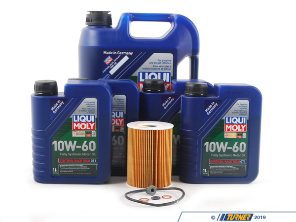 LM0CK25KT - Liqui Moly Synthoil Race Tech GT1 10w-60 Oil Change Kit ...