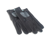 T#338524 - TMS338524 - Genuine BMW Mens Driving Gloves with Roundel Logo - Genuine leather gloves are unlined and perforated at the knuckles for flexibility. Import. - Genuine BMW - BMW