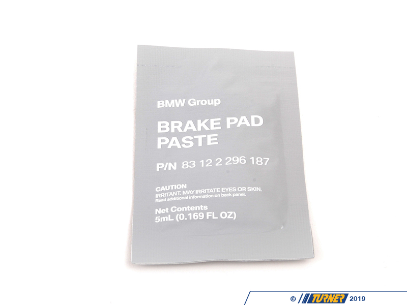 83122296187 AntiSqueal Brake Pad Paste 3 Gram Packet Turner