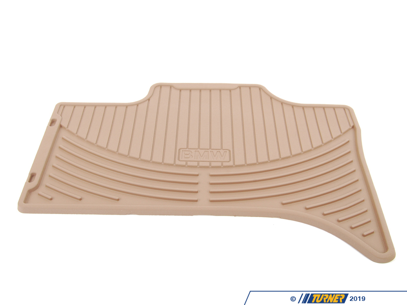 51470151502 Genuine BMW Beige Rubber Floor Mats Rear E53 Turner
