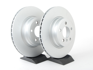 Pair Set 2 Front Vented Disc Brake Rotors Brembo For BMW E70 F15 X5 E71 F16 X6