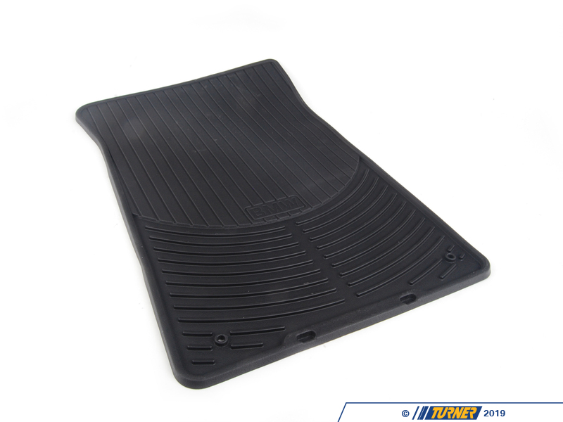 82550151192KT Genuine BMW All Weather Rubber Floor Mat Set Black