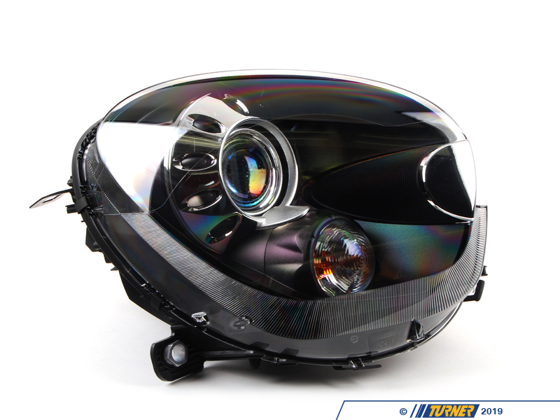 63102289651 Genuine MINI BiXenon Headlight Black 25 W Right