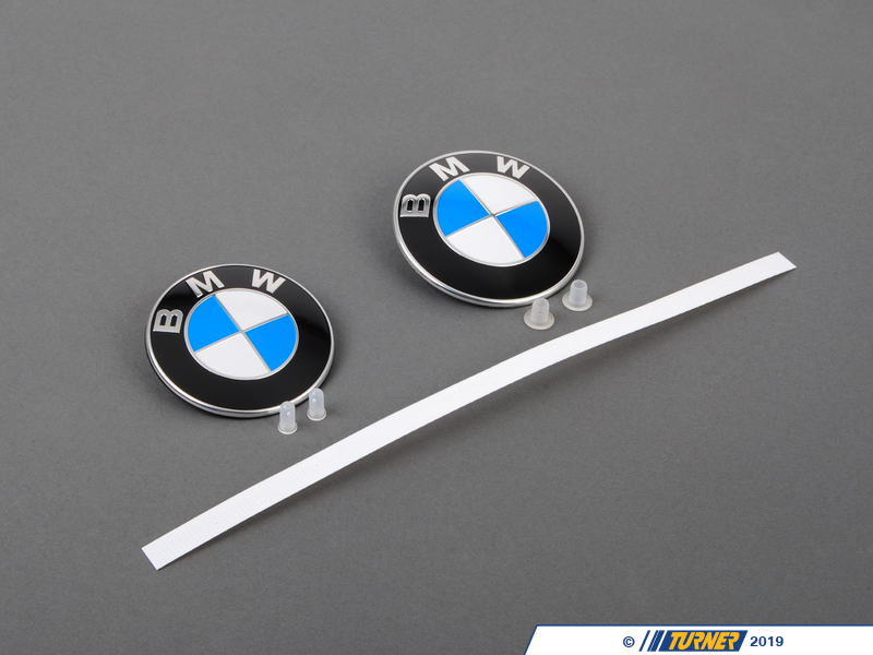 51148132375kt2 Genuine Bmw Emblem Roundel With Grommets Front And Rear Turner Motorsport