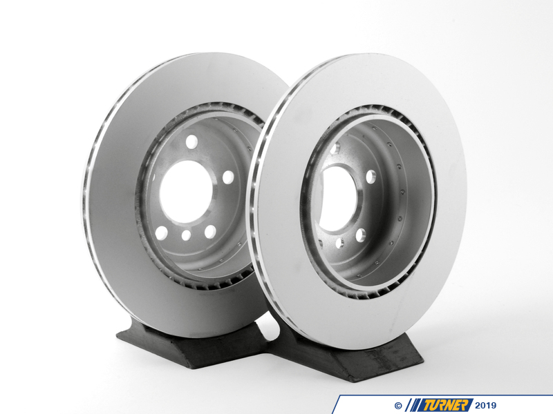 34216775287 Rear Brake Rotors F10 528i/i xDrive 535i/i xDrive, Pair