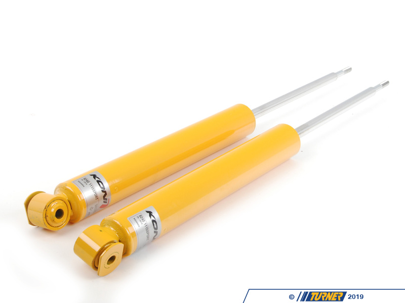 82401115sportKT KONI Yellow Sport Adjustable Shocks, Rear Set E36