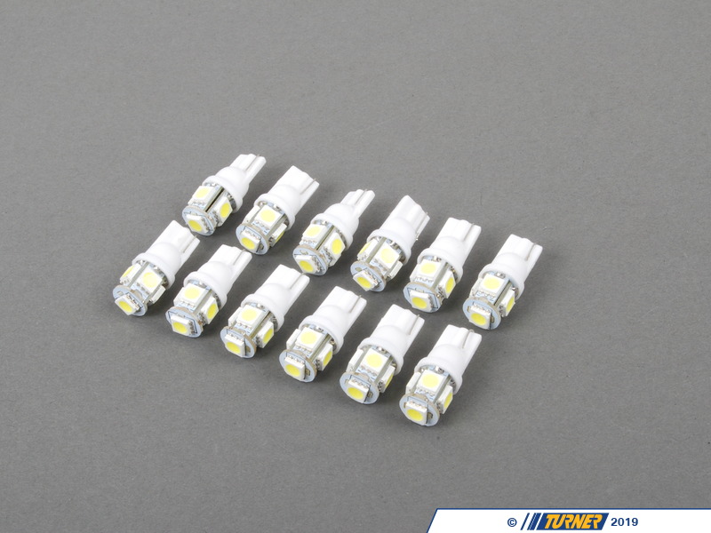N° 20 LED T5 6000K CANBUS SMD 5050 Lumières Angel Eyes DEPO BMW Serie 5 E39 1D3 